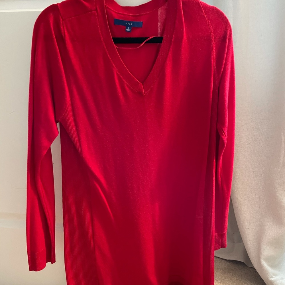 Apt. 9 red sweater
